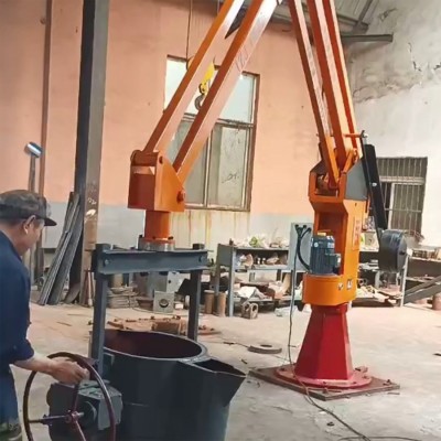 Käsi-pyörä Casting Manipulator for Foundry Metal Pulling